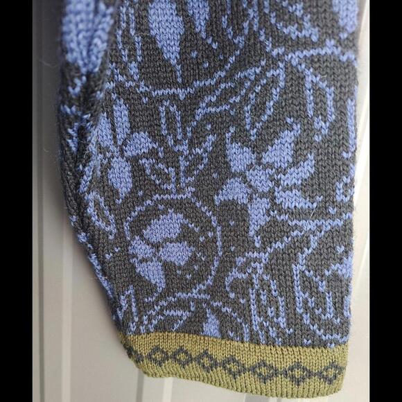 Skjaeveland Norway Sweater Women's Pure Wool No Size Tag Longer Length - Picture 5 of 9